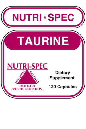 Nutri-spec Taurine label from Brittain Health